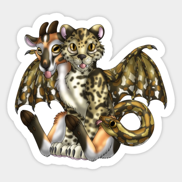 Chimera Cubs: King Cheetah Sticker by spyroid101